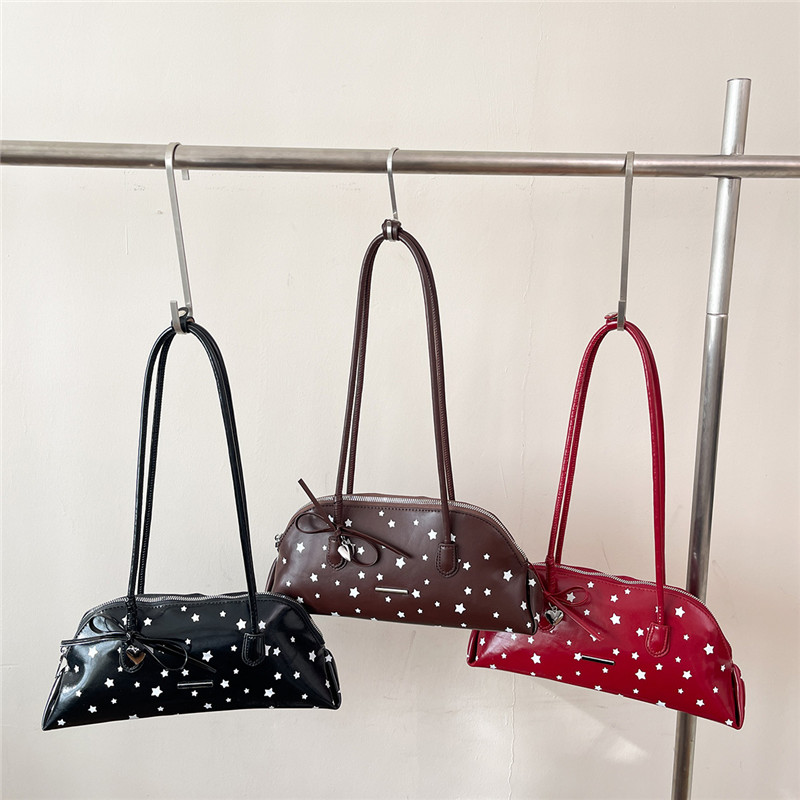 Luxury Bags That Are Affordable - Nieuwe PU Stars Bow Zipper Sweet