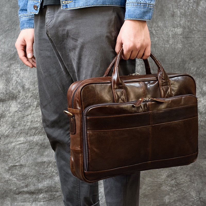 Luxury Bags For Men - Luxe Lederen Handtas Voor Mannen Reizen