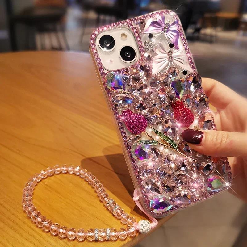 Luxury Bags For Sale - Premium Bling Rhinestone Beschermhoes voor Apple