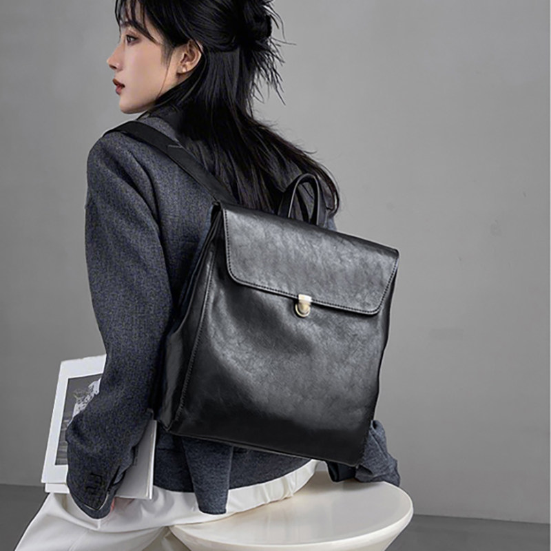 Luxury Bags Women Brands - Luxe merkrugzak van echt leer voor