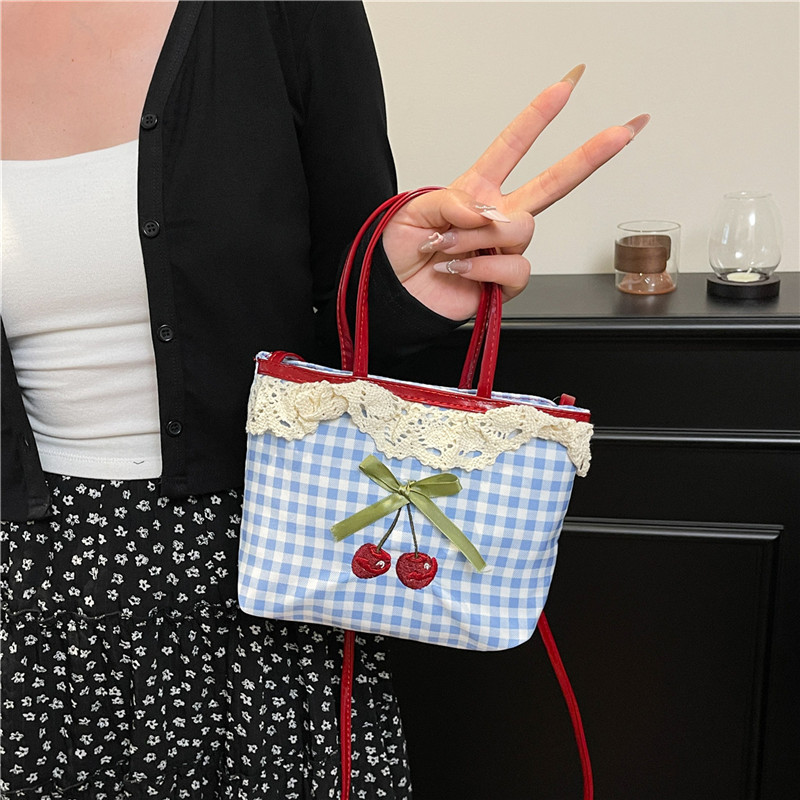 Luxury Bags Women Brands - Vrouwen Nieuwe Handtas Koreaanse Geruite Polka