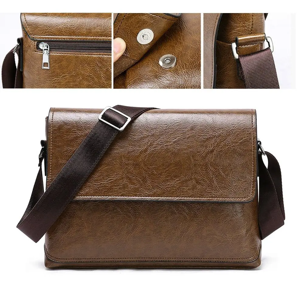 Luxe PU lederen crossbodytas M - Luxury Bags For Men recensie en prijs