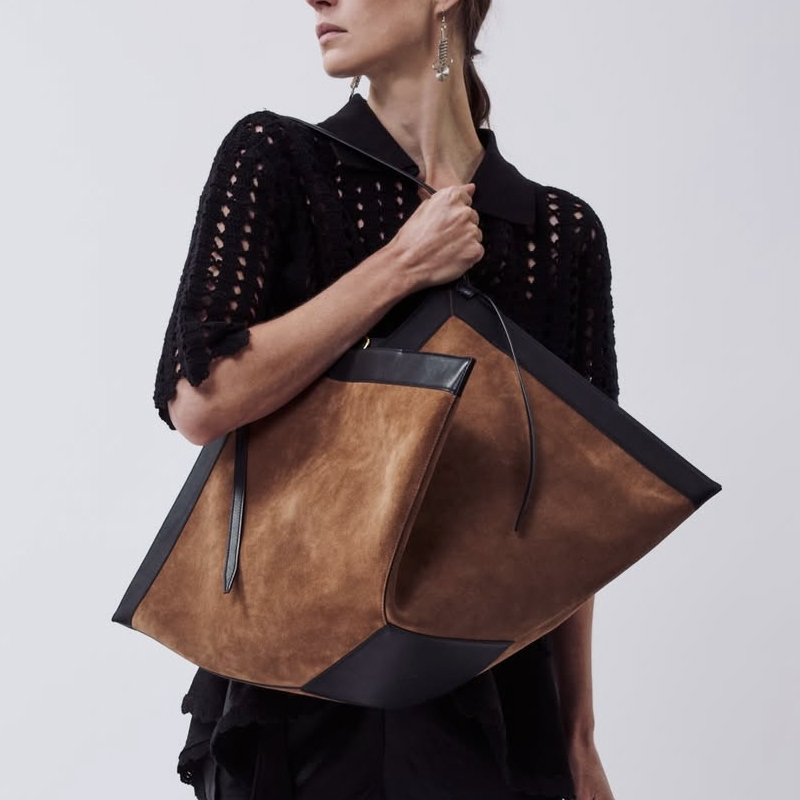 Oversized Wonton Faux Suede To - Luxury Bags Vintage recensie en prijs