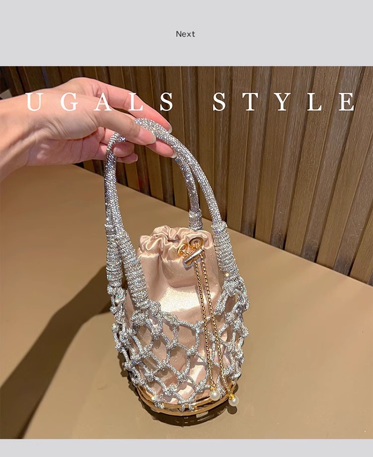Uitgehold glitter touw geweven - Luxury Bag Collection recensie en prijs