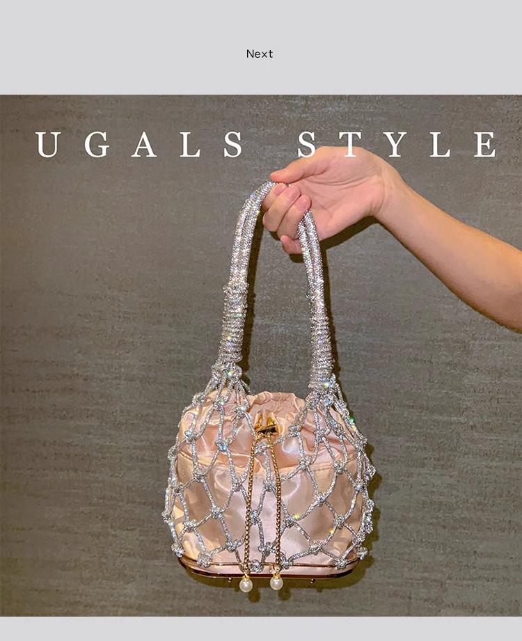 Uitgehold glitter touw geweven - Luxury Bag Collection recensie en prijs