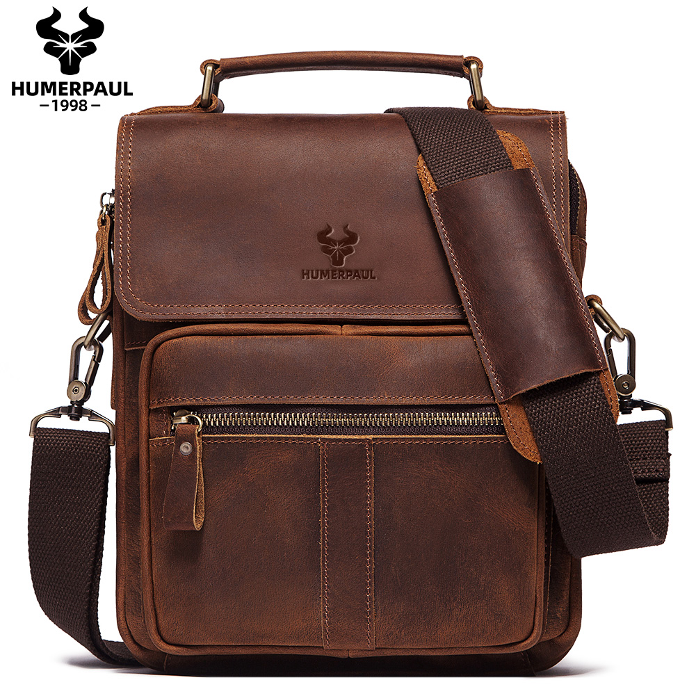 HUMERPAUL lederen herenschoude - Luxury Bags For Men recensie en prijs